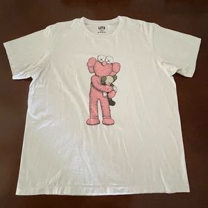 KAWS x Uniqlo Pink BFF Tee (Size XL)